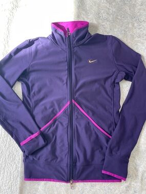 Nike Women’s Dri-Fit Purple Running Jacket